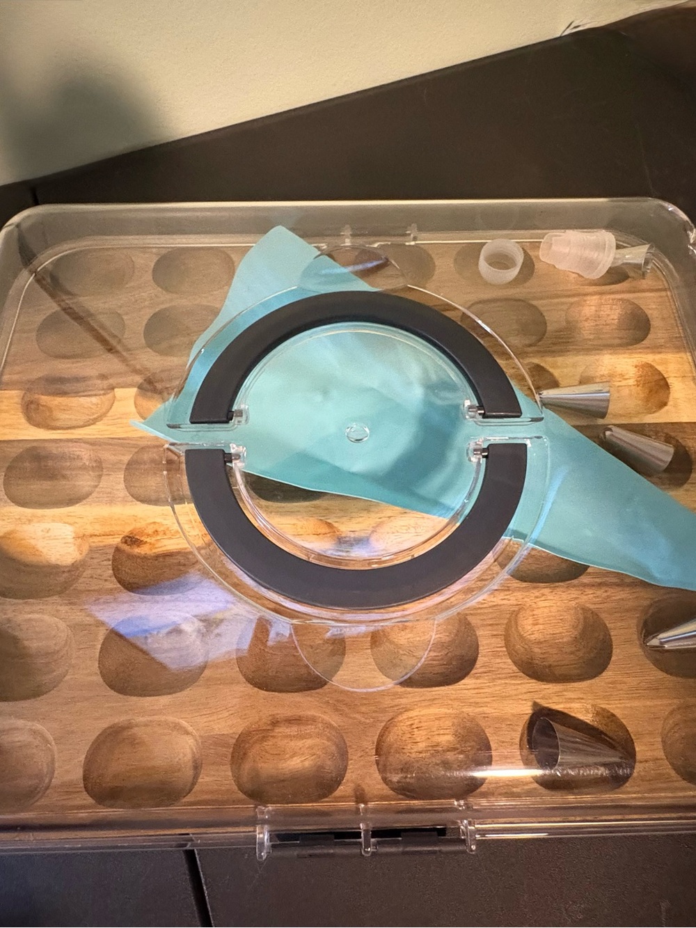 Frozlock Deviled Egg Container with Lid and Carrying Case